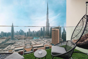 Stunning Burj Views New LUXE 2BR Dubai Mall Access